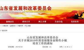 山東省級服務業特色小鎮申報材料+程序